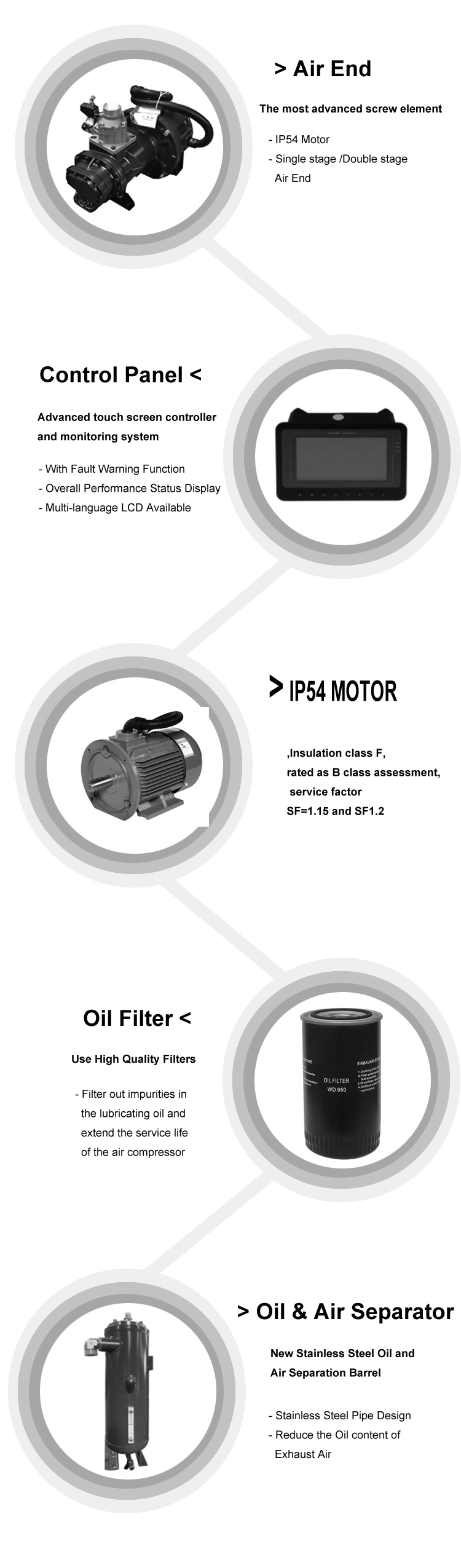 Best Selling High Pressure Low Energy Consumption 55kw 7bar Portable Diesel Screw Air Compressor for Transportation